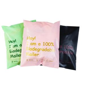 China Custom Printed Biodegradable Packaging Bags Courier Poly Shipping Mailing Bags wholesale
