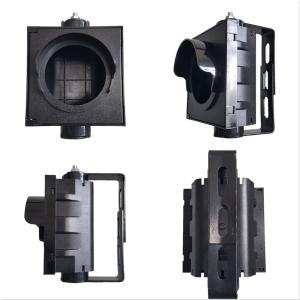China Flip Door Integrated Body 100MM Body 1-PC Body Traffic Light Part Plastic Housing wholesale