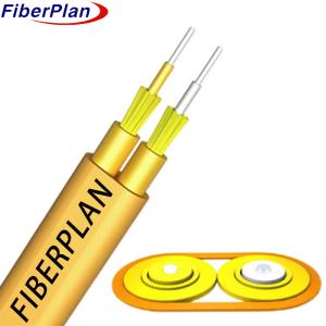 China GJFJBV Flat Twin Duplex 2 Core Indoor Optical Cable wholesale