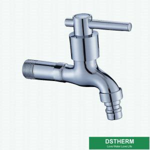 China Washing Machines Chrome Plated Stop Brass Bibcock Valve wholesale