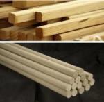 Wooden pole wooden bar wooden handle making machine final products diameter 15