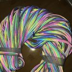 Colorful Reflective Webbing Piping Rope High Visibility Garment Sportswear