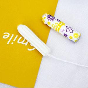 China BPA Free Organic Cotton Tampons Hypoallergenic Include Applicator wholesale