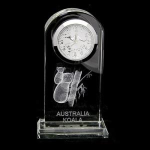 China Fancy Crystal Watches Desk Watch Recognition Awards Logo Custiomized wholesale