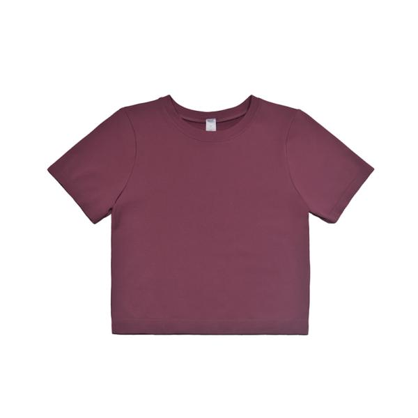 OEM ODM Loose Women'S Short Sleeve V Neck T Shirts Plaid Pattern For Summer