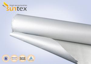 China Fireproof Polyurethane (PU) Coated Fiberglass Cloth Heat Protection Thermal Insulation wholesale