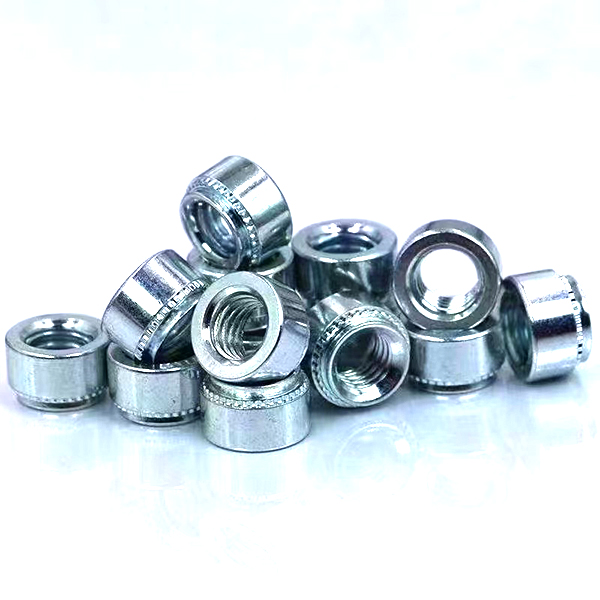 China Manufacturing Supplier Screw Swage Nut River Nut M0.6-M3 Blue Copper Alloy For Industry
