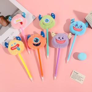 China Cartoon Cute Little Monster Ballpoint Pen 0.7mm Halloween Student Gift Stationery wholesale