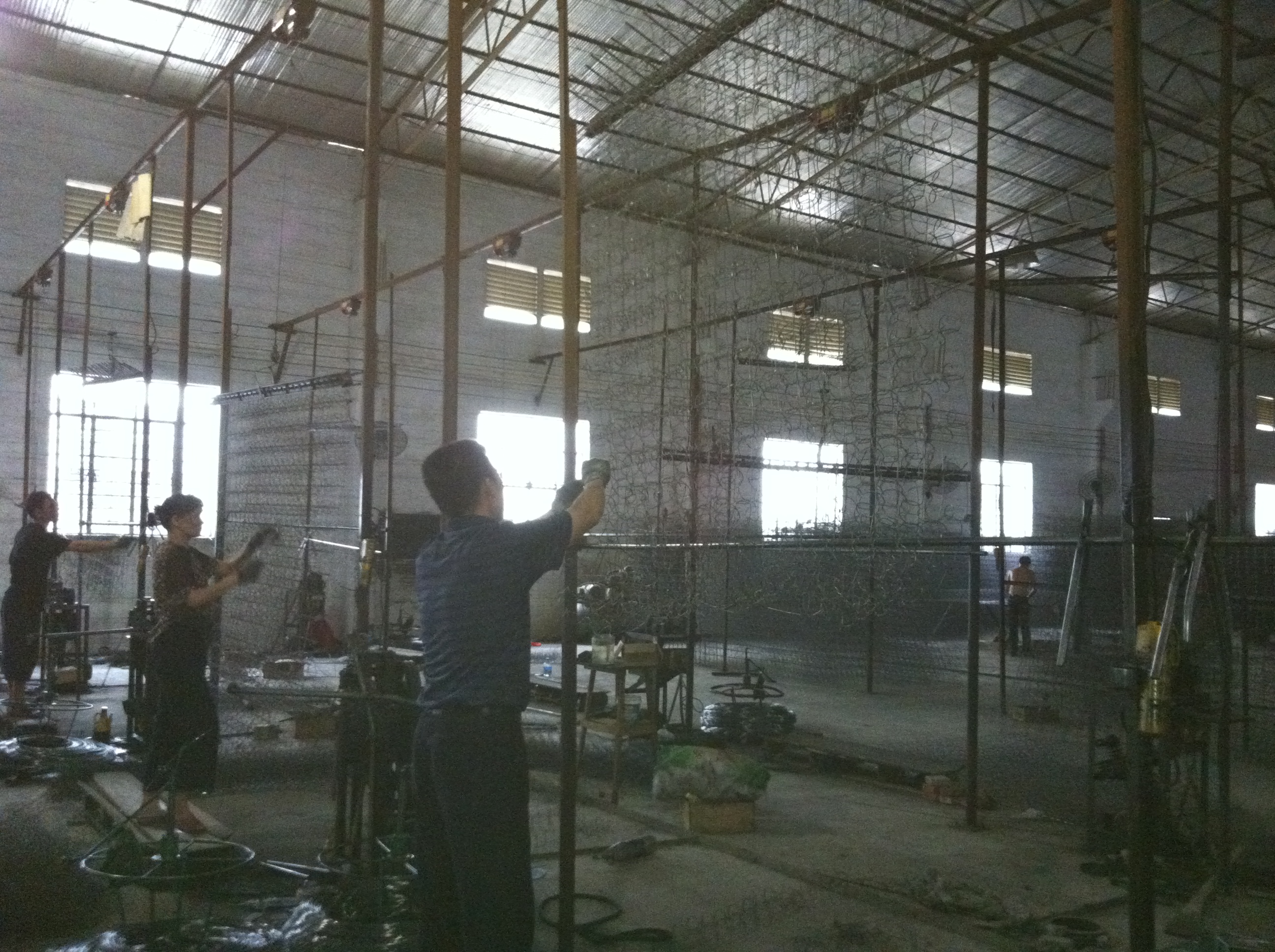 Continuous Durable Wire Mattress Spring Coil , Mattress Filler Spring Heat Treatment