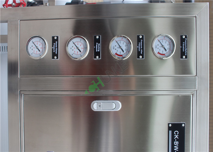 Glass Fiber Reinforced Plastics RO System Brackish Water Treatment Plant , Reverse Osmosis Equipment