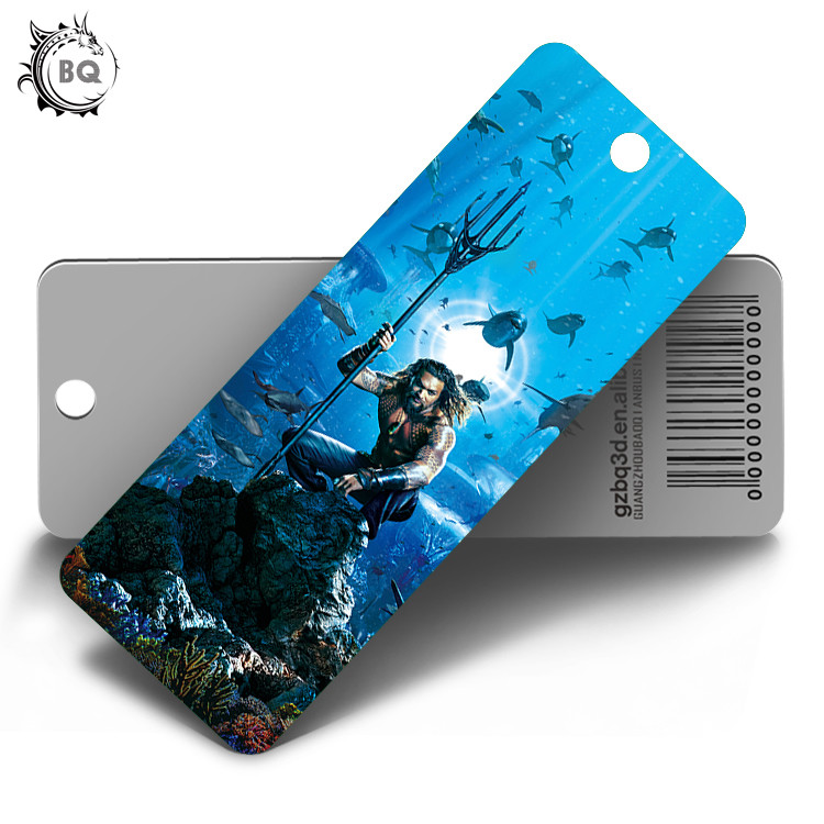 PET Flip & 3d Effect Plastic Custom 3D Bookmark With Tassels / Lenticular Printing Services