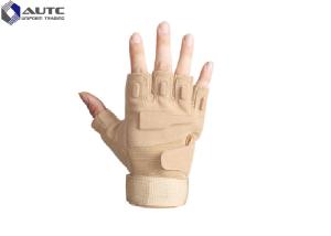 China Custom Military Tactical Gloves Half Finger Airsoft Cycling Polyester Material on sale