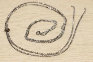 China nonirritable rhinestone necklace chain 49in Length For Multiusage wholesale