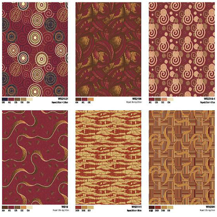 Apartment Floor Covering Carpet Wilton Design Shaggy Pattern Jacquard Style