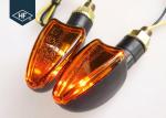 UTV / ATV Blinker Motorcycle LED Turn Signals , E - Mark Amber Motorcycle