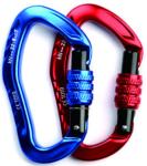 Aluminum Climbing Carabiner With Screw Locking Climbing Carabiner