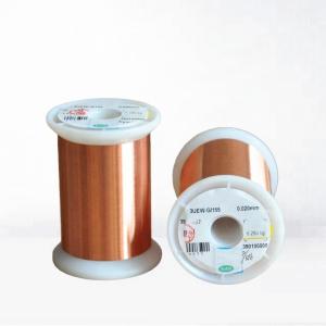 China UEW / PEW Combined Enamelled Copper Wire 2 - 4 Strips For Coil Winding wholesale