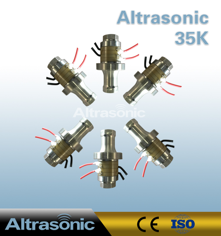 35Khz Replacement Telsonic Ultrasonic Converter With Stainless Protective Housing