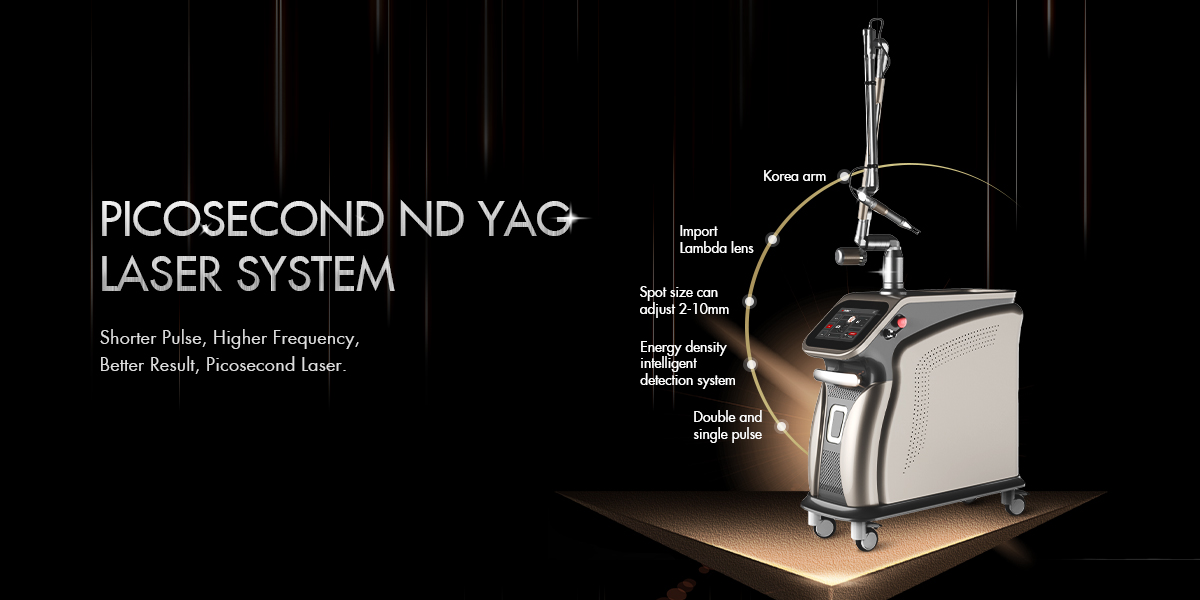 New Product 1064Nm 532Nm Vertical Pico laser Tattoo Removal Machine Picosecond Q-Switched Nd Yag Laser Machine