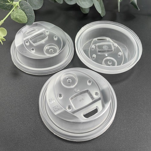 Wholesale White Black Take Away Disposable Coffee Cup Cover Blister PS PP PET Cup Lid