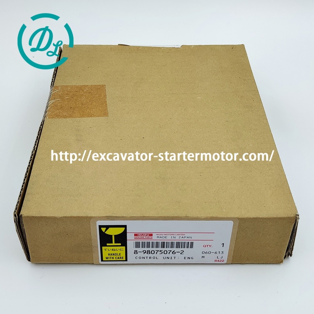 8-98075076-2 Excavator ECU Controller 8980750762 Engine 4JJ1 SH135X-3B