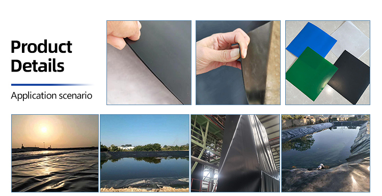 Chinese Geomembrane Impermeable Fish Pond Shrimp Pond Cistern Waterproof Membrane