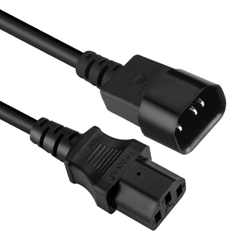 250V 10A AC Power Extension Cord C13 C14 1.2m 1.5m 1.8m For Refrigerator