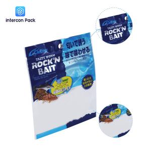China Three Side Sealed Bag Food Grade Polyethylene Bag Custom Printed Squid And Seafood Food Bag on sale