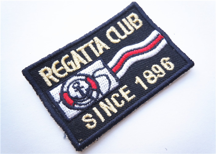 Rubber Embroidered Clothing Patch Uniform Sew On For Badges