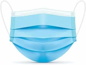 China Blue Disposable 3ply Disposable Face Mask Non Woven 14 Grams wholesale