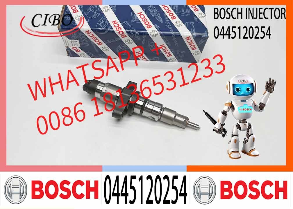 High Performance Diesel Engine Common Rail Fuel Injector 5263317 0445120254