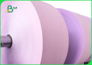 China 50gsm Pink NCR Paper Roll For Sales Contract High Brightness 70 × 80cm wholesale