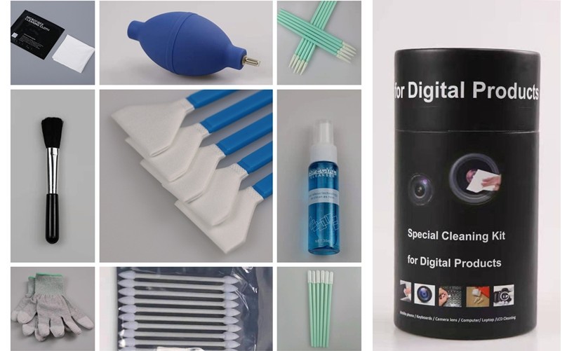 9 In 1 Special Camera Sensor Cleaning Kit With Cleaning Spray