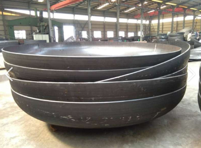 Welding Stainless Steel Tube End Caps Coating Dished Seal Head Customized