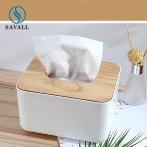 China Customized White Ceramic Napkin Holder Rectangle For Wedding Party wholesale