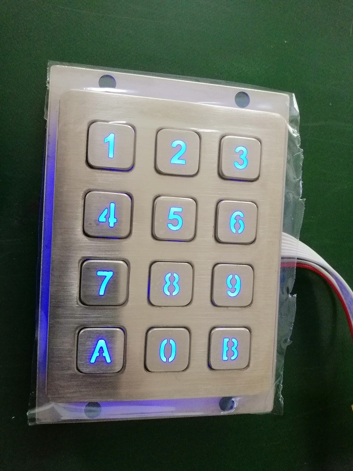 higher quality piezo keypad with 12 keys