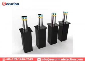 Collapsible Automatic Security Bollards , Retractable Automatic Bollard Systems