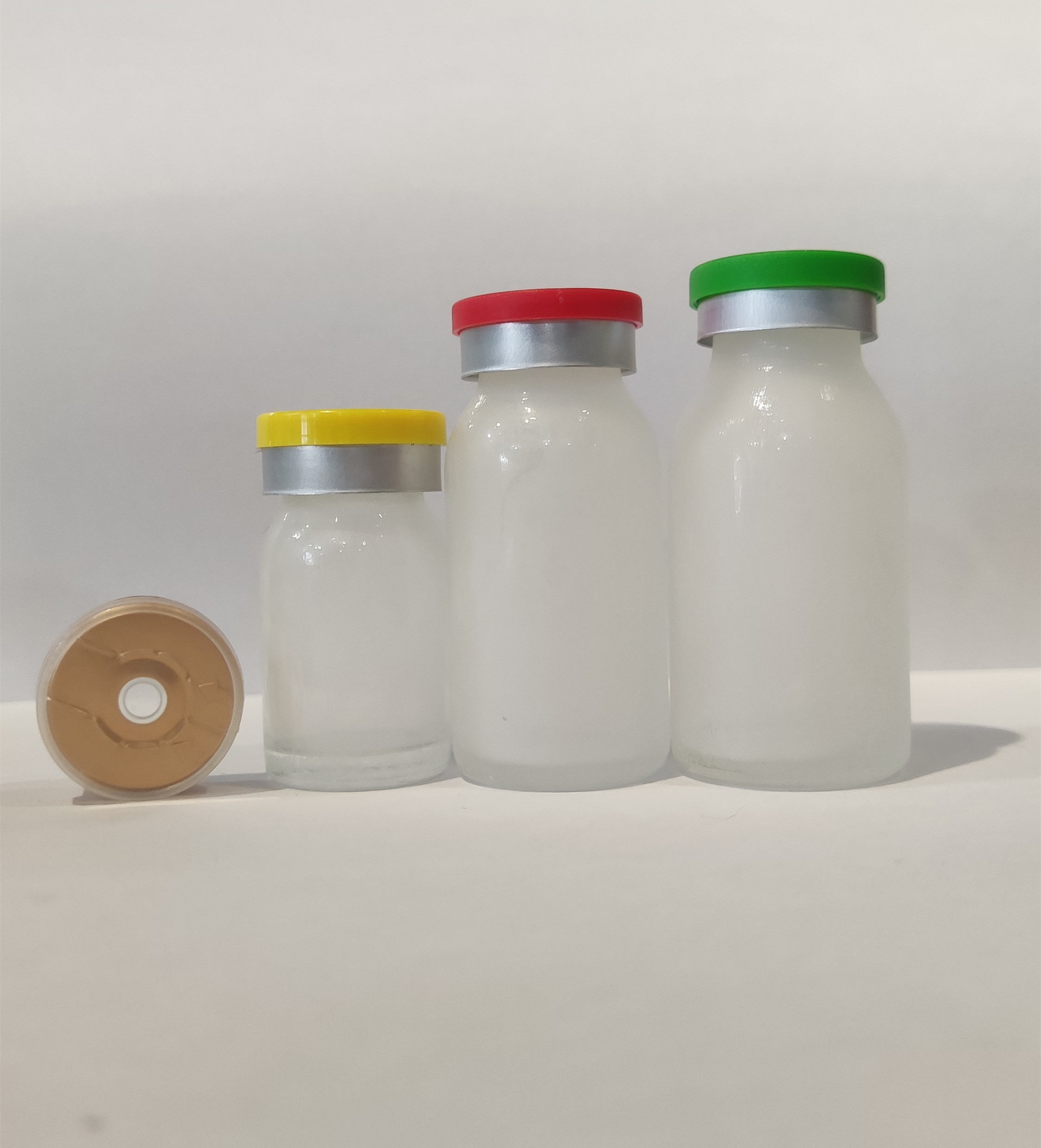 15ml Glass Vials Hot Stamping Surface Handling For Medicine Bottles Base Material Glass