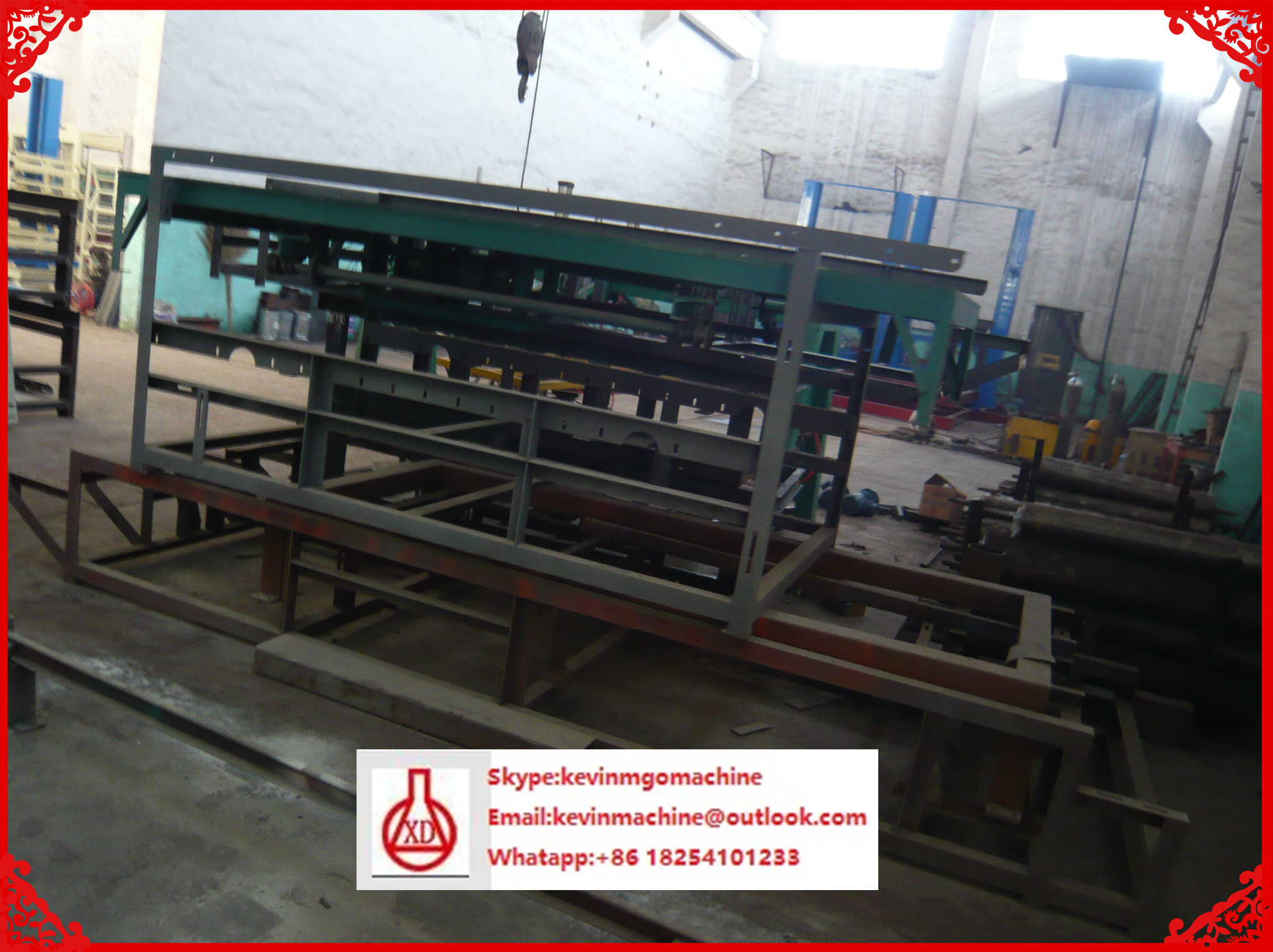 Hydraulic Switch Fiber Cement Wall Panel Making Machine High Degree Automation