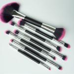 Private Label Double Ended Makeup Brush , Makeup Angled Eye Brow Brush