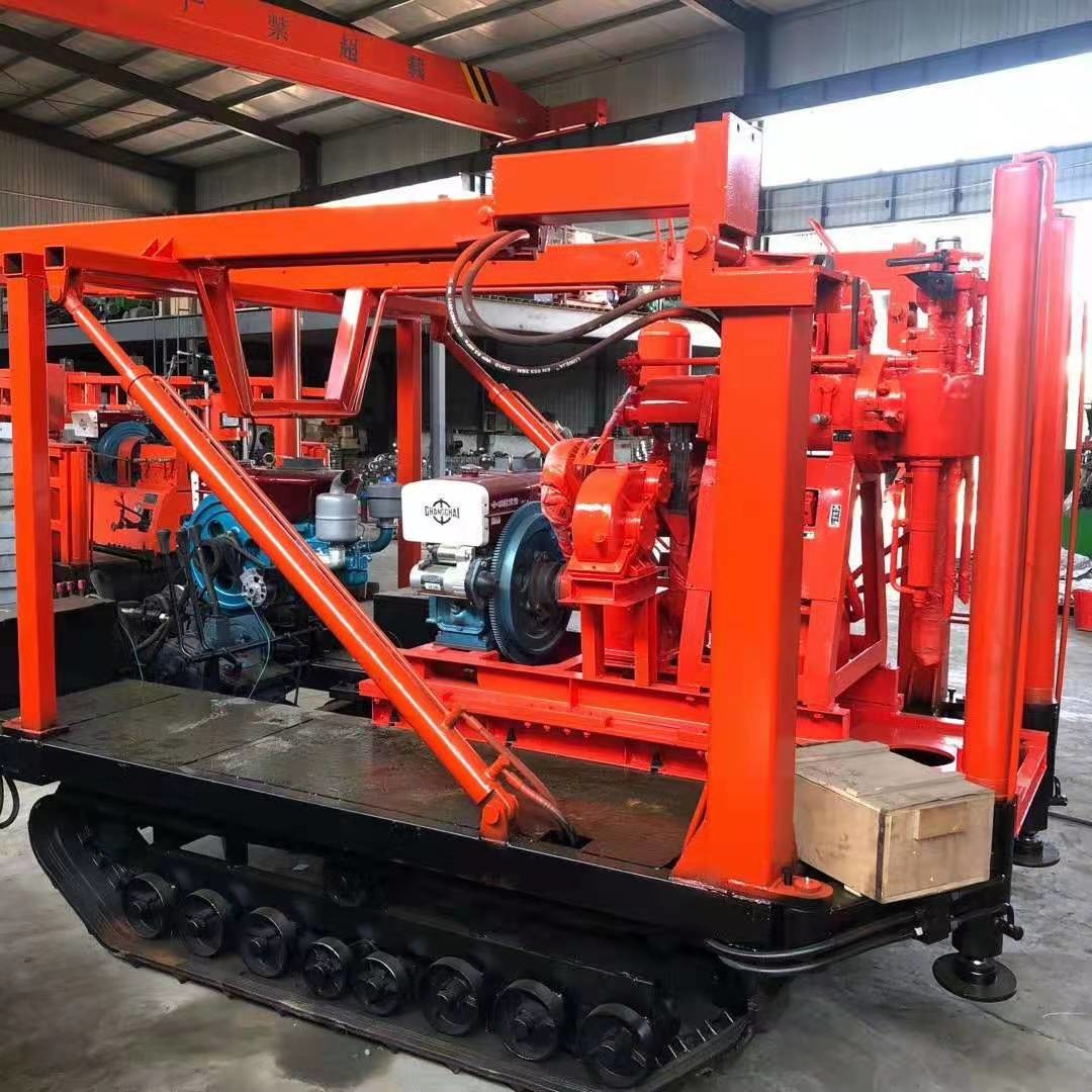 200m Portable Mounted Crawler Borehole Drilling Rig For Water Well