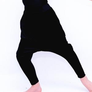 China Spandex Lining Plain Velvet Black Harem Pants For Children Hip - Hop Dance wholesale