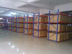 China Cold Rolled Steel Commercial Shelf Rack 1350mm High Powder Coating Surface wholesale