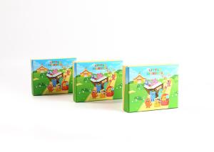 China Promotional Safe Personalised Toy Box , Corrugated Educational Toy Box For Kids wholesale