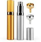 Aluminum Mini Mini Perfume Funnel , Silver / Golden Essential Oil Funnel