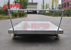 China Manual Workshop Cast Wheel Q235 Towed Transfer Cart wholesale