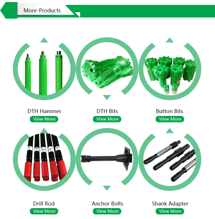 T45 Retractable Thread Button Bit For Rock Drilling
