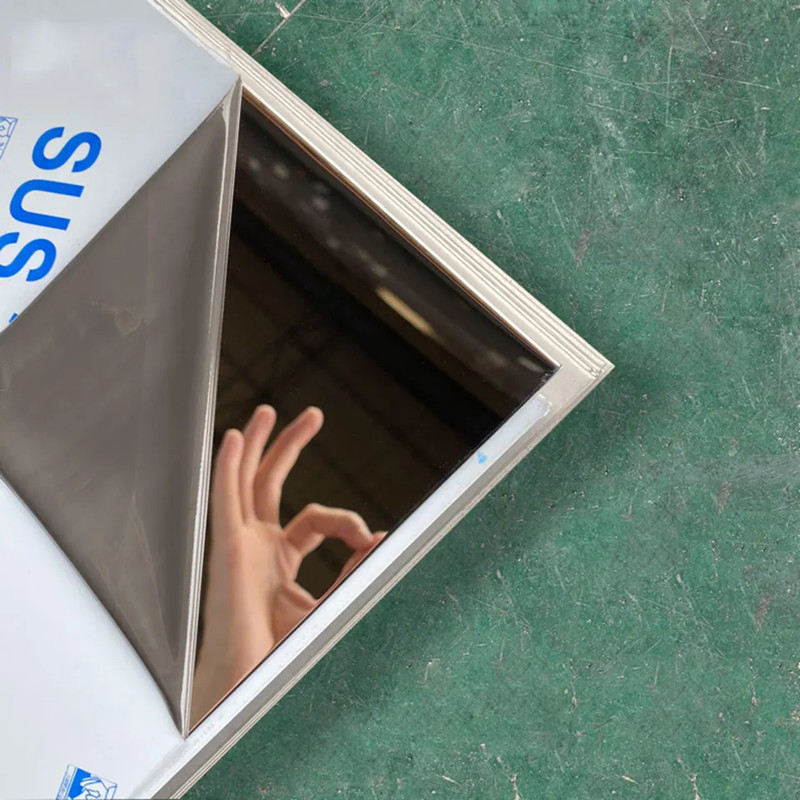 Super Mirror Polished Stainless Steel Sheet Cut To Size Mirror Finish SS Sheet
