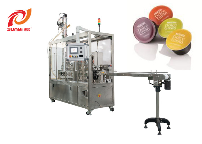 UV Sterilization ISO9001 Coffee Capsule Filling Machine