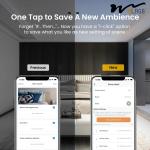 Bluetooth Smart 4 Gang Light Switch LED Light Spare Parts Touch Control